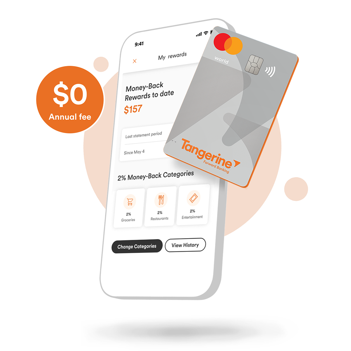 Happy customer managing savings account on mobile app